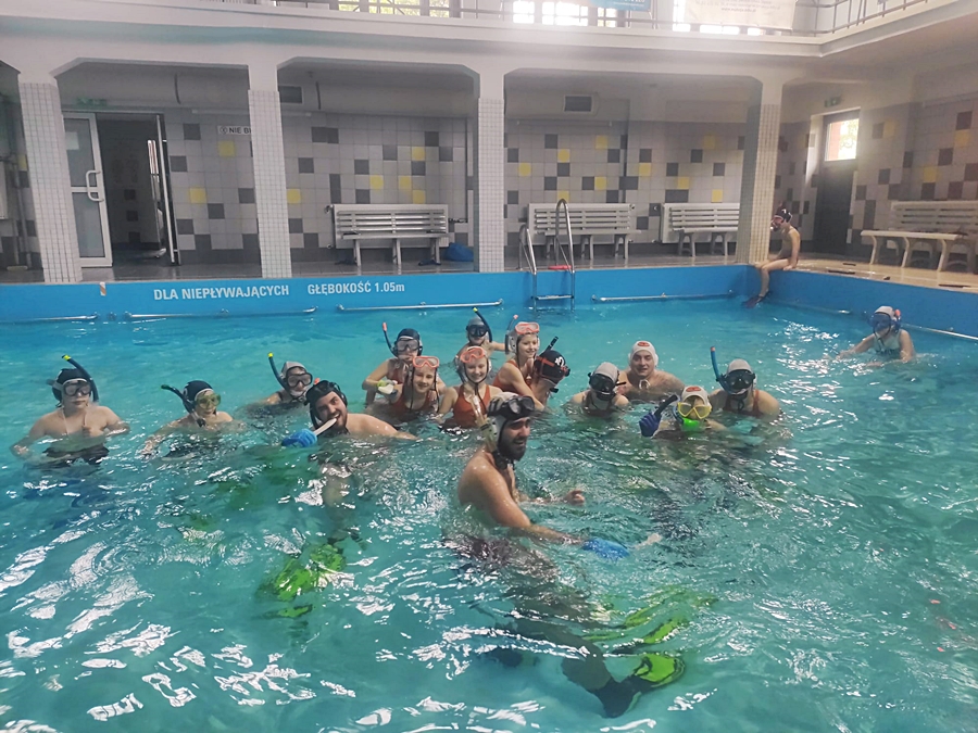 Hokej pod wodą Walenie Siemianowice Śląskie 20 V 2023. Koniec Walenia czyli Amatorska Liga Hokeja Pod Wodą